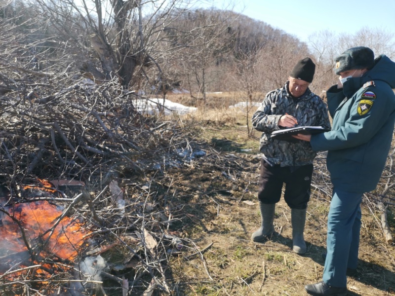 Разведение открытого огня в Хакасии запрещается
