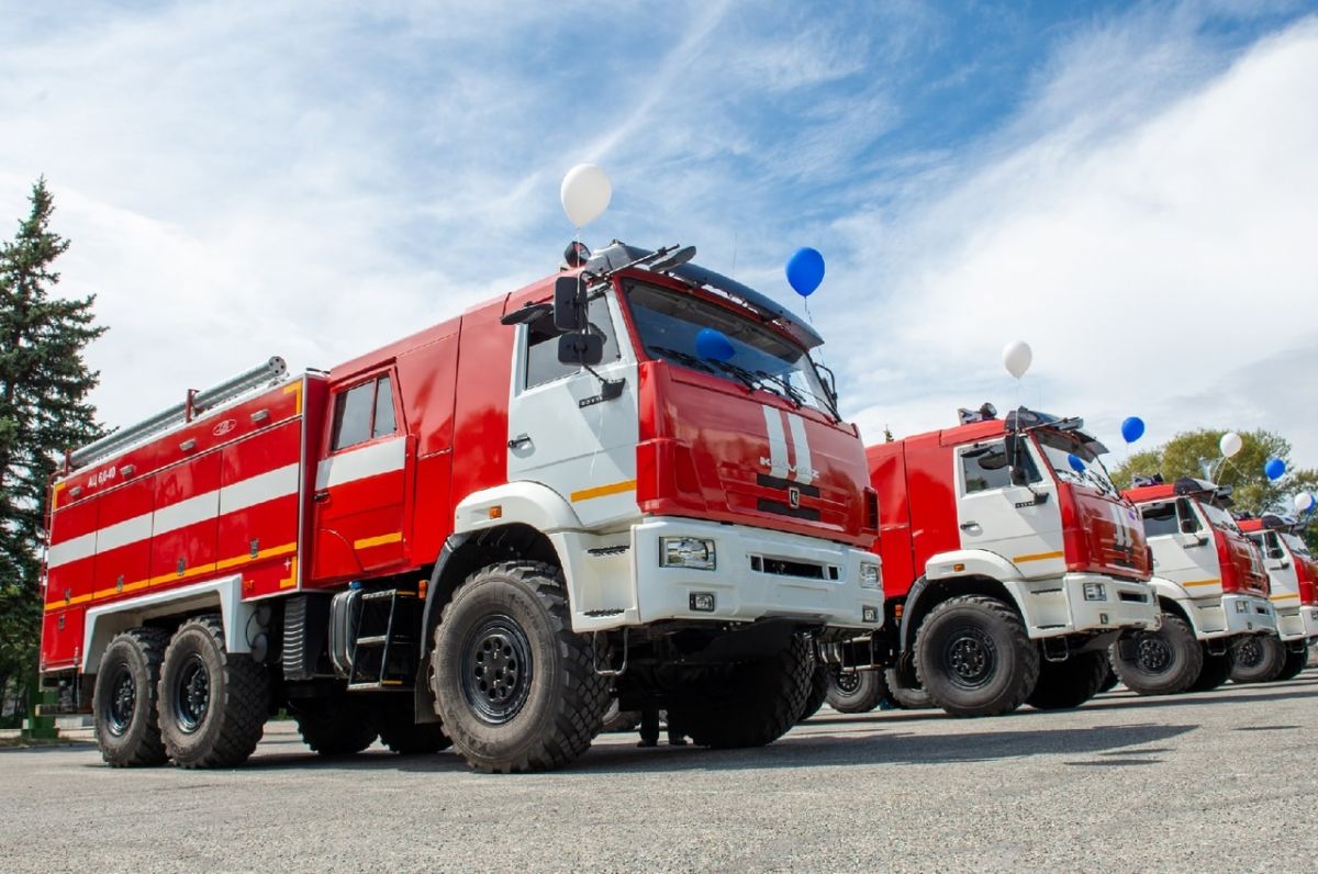 Пожарные части Хакасии получили новую технику