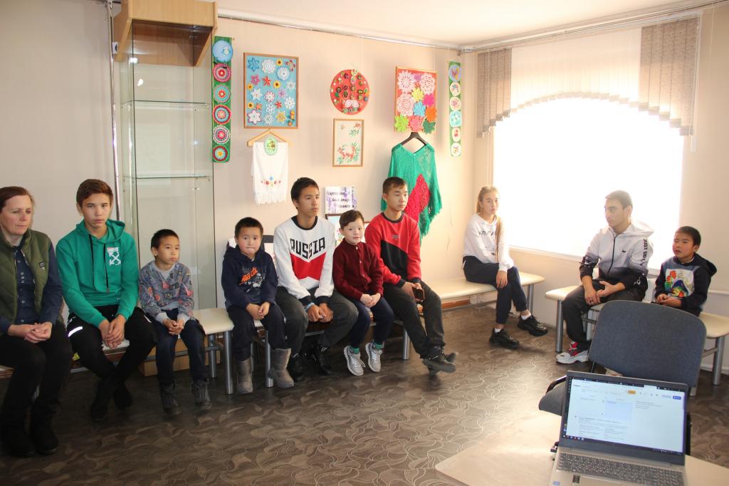 Встреча с участниками музейного кружка "Юный краевед" в Аскизе