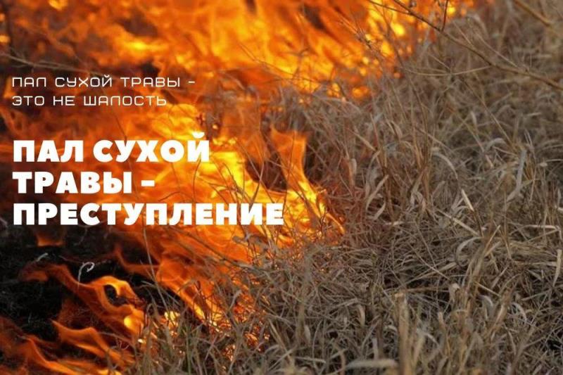 В Хакасии начались степные пожары 