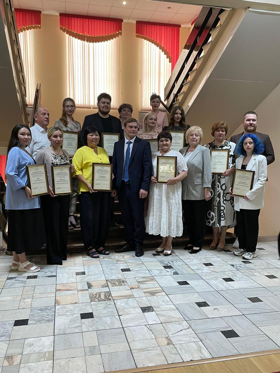 Награждение в Правительстве Республики Хакасия
