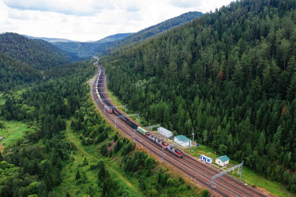 Погрузка угля на Красноярской железной дороге в Хакасии в первом полугодии увеличилась на 0,6%