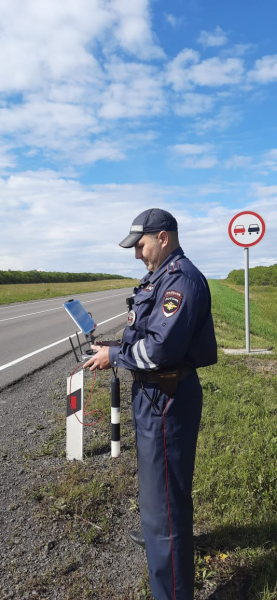 В минувшие выходные госавтоинспекторы Хакасии контролировали «Встречную полосу»