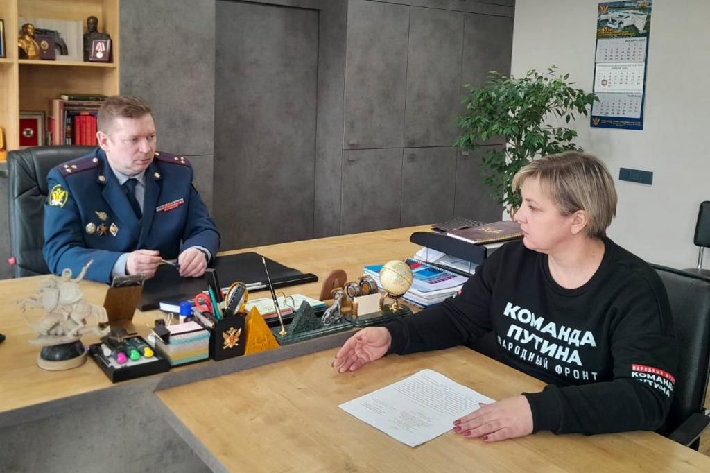 Руководитель уголовно-исполнительной системы в Республике Хакасия провел встречу с представителем Народного фронта в Республике Хакасия